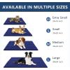 imageSmiry Dog Door Mat for Muddy Paws 30x20 Extra Soft Absorbent Chenille Doormat Trap Moisture and Dirt NonSlip Machine Washable Front Door Mat for Indoor Entrance Inside Floor GreyNavy Blue