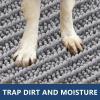 imageSmiry Dog Door Mat for Muddy Paws 30x20 Extra Soft Absorbent Chenille Doormat Trap Moisture and Dirt NonSlip Machine Washable Front Door Mat for Indoor Entrance Inside Floor GreyGrey