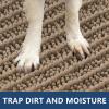 imageSmiry Dog Door Mat for Muddy Paws 30x20 Extra Soft Absorbent Chenille Doormat Trap Moisture and Dirt NonSlip Machine Washable Front Door Mat for Indoor Entrance Inside Floor GreyCamel