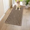 imageSmiry Dog Door Mat for Muddy Paws 30x20 Extra Soft Absorbent Chenille Doormat Trap Moisture and Dirt NonSlip Machine Washable Front Door Mat for Indoor Entrance Inside Floor GreyCamel
