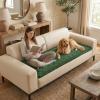 imageSmiry Fuzzy Couch Cover for Dogs Non Slip Washable Pet Sofa Cover Scratch Proof Hair Resistant Plush Sofa Slipcover Pet Friendly Couch Cushion Protector for Cat Camel 276 x 59Green