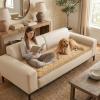 imageSmiry Fuzzy Couch Cover for Dogs Non Slip Washable Pet Sofa Cover Scratch Proof Hair Resistant Plush Sofa Slipcover Pet Friendly Couch Cushion Protector for Cat Camel 276 x 59Camel