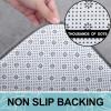imageSmiry Memory Foam Bathroom Rugs Sets 2 Piece Soft Absorbent Machine Washable Non Slip Shaggy Bath Rug Set for Tub Shower and Floor 30x2024x16 Medium GreyMedium Grey