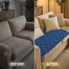 imageSmiry Pet Couch Cover for Dogs Washable NonSlip Fuzzy Couch Covers for 3 Cushion Sofa Pet Friendly Soft Thick Furniture Protector Sofa Slipcover Mat for Dogs Dark Grey 276 x 59Navy
