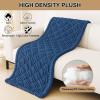 imageSmiry Pet Couch Cover for Dogs Washable NonSlip Fuzzy Couch Covers for 3 Cushion Sofa Pet Friendly Soft Thick Furniture Protector Sofa Slipcover Mat for Dogs Dark Grey 276 x 59Navy