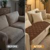imageSmiry Pet Couch Cover for Dogs Washable NonSlip Fuzzy Couch Covers for 3 Cushion Sofa Pet Friendly Soft Thick Furniture Protector Sofa Slipcover Mat for Dogs Dark Grey 276 x 59Chocolate