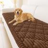 imageSmiry Pet Couch Cover for Dogs Washable NonSlip Fuzzy Couch Covers for 3 Cushion Sofa Pet Friendly Soft Thick Furniture Protector Sofa Slipcover Mat for Dogs Dark Grey 276 x 59Chocolate