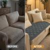 imageSmiry Pet Couch Cover for Dogs Washable NonSlip Fuzzy Couch Covers for 3 Cushion Sofa Pet Friendly Soft Thick Furniture Protector Sofa Slipcover Mat for Dogs Dark Grey 276 x 59Dark Grey