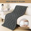 imageSmiry Pet Couch Cover for Dogs Washable NonSlip Fuzzy Couch Covers for 3 Cushion Sofa Pet Friendly Soft Thick Furniture Protector Sofa Slipcover Mat for Dogs Dark Grey 276 x 59Dark Grey