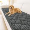 imageSmiry Pet Couch Cover for Dogs Washable NonSlip Fuzzy Couch Covers for 3 Cushion Sofa Pet Friendly Soft Thick Furniture Protector Sofa Slipcover Mat for Dogs Dark Grey 276 x 59Dark Grey
