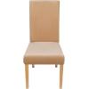 imageSmiry Velvet Stretch Chair Covers for Dining Room Set of 4 Soft Fit Removable Washable Kitchen Parsons Chair Slipcover Protector KhakiBeige