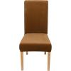 imageSmiry Velvet Stretch Chair Covers for Dining Room Set of 4 Soft Fit Removable Washable Kitchen Parsons Chair Slipcover Protector KhakiCamel