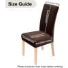 imageSmiry Velvet Stretch Chair Covers for Dining Room Set of 4 Soft Fit Removable Washable Kitchen Parsons Chair Slipcover Protector KhakiCoffee