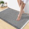 imageSmiry Waffle Bath Mat 30x20 Extra Soft Absorbent Bathroom Rugs Non Slip Machine Washable Quick Dry Bath Rugs for Bathroom Floor Tub Shower Home Decor Accessories BrownDarkgrey  Cream