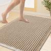 imageSmiry Waffle Bath Mat 30x20 Extra Soft Absorbent Bathroom Rugs Non Slip Machine Washable Quick Dry Bath Rugs for Bathroom Floor Tub Shower Home Decor Accessories BrownBrown  Cream