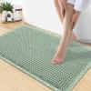imageSmiry Waffle Bath Mat 30x20 Extra Soft Absorbent Bathroom Rugs Non Slip Machine Washable Quick Dry Bath Rugs for Bathroom Floor Tub Shower Home Decor Accessories BrownSage Green