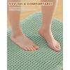 imageSmiry Waffle Bath Mat 30x20 Extra Soft Absorbent Bathroom Rugs Non Slip Machine Washable Quick Dry Bath Rugs for Bathroom Floor Tub Shower Home Decor Accessories BrownSage Green