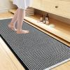 imageSmiry Waffle Bath Mat 30x20 Extra Soft Absorbent Bathroom Rugs Non Slip Machine Washable Quick Dry Bath Rugs for Bathroom Floor Tub Shower Home Decor Accessories BrownBlack  Cream