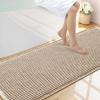 imageSmiry Waffle Bath Mat 30x20 Extra Soft Absorbent Bathroom Rugs Non Slip Machine Washable Quick Dry Bath Rugs for Bathroom Floor Tub Shower Home Decor Accessories BrownBrown  Cream