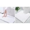 imageSmiry Chenille Bathroom Rugs 36x24 and UShaped Toilet Bath Rugs 20x20 Extra Soft and Absorbent Shaggy Bath Mat Machine Washable NonSlip Plush Carpet White