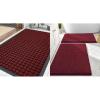 imageSmiry Front Door Mat Outside Entrance Red 295 x 17 and Bathroom Rugs Sets 2 Piece Burgundy 30 x 20  24 x 16 2 Item Bundle