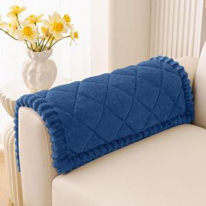 imageSmiry Fuzzy Couch Cover for Dogs Non Slip Washable Pet Sofa Cover Scratch Proof Hair Resistant Plush Sofa Slipcover Pet Friendly Couch Cushion Protector for Cat Camel 276 x 59Navy