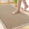 imageSmiry Bathroom Rugs Set 2 Piece30x20 Plus 30x20 Extra Soft Absorbent Bath Mat Non Slip Machine Washable Quick Dry Bath Rugs for Bathroom Floor Tub Shower GreyampBrown