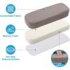 imageSmiry Ergonomic Office Chair Armrest Pads Memory Foam Arm Rest Covers NonSlip Armrest Cushion with Adjustable Buckles and Straps Elbow Relief for Desk Gaming amp Wheelchair Pink Set of 2Taupe
