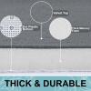 imageSmiry Memory Foam Bath Mat 3 Set 24x16 30 x 20 and UShaped 24x20 Super Soft Absorbent Bathroom Rugs Non Slip Bath Rug Runner for Bathroom Floors Dark Grey