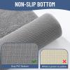 imageSmiry Memory Foam Bath Mat 30x20 Extra Soft and Absorbent Chenille Bathroom Rugs Non Slip Machine Washable Carpet for Bathroom Floor Tub Shower Home Decor Accessories Shower and Tub GreyGrey