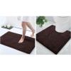 imageSmiry Chenille Bathroom Rugs 30x20 and UShaped Toilet Bath Rugs 20x20 Extra Soft and Absorbent Shaggy Bath Mat Machine Washable NonSlip Plush Carpet Brown