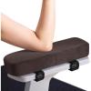 imageSmiry Ergonomic Office Chair Armrest Pads Memory Foam Arm Rest Covers NonSlip Armrest Cushion with Adjustable Buckles and Straps Elbow Relief for Desk Gaming amp Wheelchair Pink Set of 2Chocolate