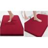 imageSmiry Memory Foam Bath Mat Set 24x16 30x20 Super Soft Absorbent Bathroom Rugs Non Slip Bath Rug Runner for Bathroom Floors Burgundy