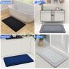 imageSmiry Memory Foam Bath Mat 60 x 90 cm Extra Soft NonSlip Bathroom Rug Super Absorbent Quick Dry Thick Comfortable MachineWashable Floor Mat Dark GreyDark Grey