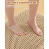 imageSmiry Bathroom Rugs Set 2 Piece72x24 Plus 30x20 Extra Soft Absorbent Bath Mats Non Slip Machine Washable Quick Dry Bath Rugs for Bathroom Floor Tub Shower Brown