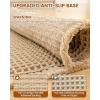 imageSmiry Bathroom Rugs Set 2 Piece72x24 Plus 30x20 Extra Soft Absorbent Bath Mats Non Slip Machine Washable Quick Dry Bath Rugs for Bathroom Floor Tub Shower Brown