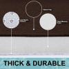 imageSmiry Memory Foam Bath Mat Set 24x16 and 30x20 Brown Super Soft Absorbent Bathroom Rugs Non Slip Bath Rug Runner for Shower Bathroom Floors