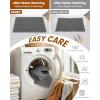 imageSmiry Bathroom Rugs Set 2 Piece30x20 Plus 24x17 Extra Soft Absorbent Bath Mats Non Slip Machine Washable Quick Dry Bath Rugs for Bathroom Floor Tub Shower Dark Grey