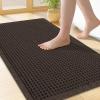 imageSmiry Bathroom Rugs Set 2 Piece30x20 Plus 24x17 Extra Soft Absorbent Bath Mats Non Slip Machine Washable Quick Dry Bath Rugs for Bathroom Floor Tub Shower Chocolate