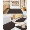 imageSmiry Bathroom Rugs Set 2 Piece30x20 Plus 24x17 Extra Soft Absorbent Bath Mats Non Slip Machine Washable Quick Dry Bath Rugs for Bathroom Floor Tub Shower Chocolate