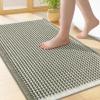 imageSmiry Bathroom Rugs Set 2 Piece30x20 Plus 24x17 Extra Soft Absorbent Bath Mats Non Slip Machine Washable Quick Dry Bath Rugs for Bathroom Floor Tub Shower Green amp Cream