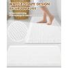 imageSmiry Bathroom Rugs Set 2 Piece30x20 Plus 24x17 Extra Soft Absorbent Bath Mats Non Slip Machine Washable Quick Dry Bath Rugs for Bathroom Floor Tub Shower Whtie