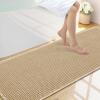 imageSmiry Bathroom Rugs Set 2 Piece30x20 Plus 59x20 Extra Soft Absorbent Bath Mats Non Slip Machine Washable Quick Dry Bath Rugs for Bathroom Floor Tub Shower Brown