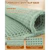 imageSmiry Bathroom Rugs Set 2 Piece36x24 Plus 30x20 Extra Soft Absorbent Bath Mats Non Slip Machine Washable Quick Dry Bath Rugs for Bathroom Floor Tub Shower Sage Green