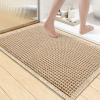 imageSmiry Bathroom Rugs Set 2 Piece36x24 Plus 30x20 Extra Soft Absorbent Bath Mats Non Slip Machine Washable Quick Dry Bath Rugs for Bathroom Floor Tub Shower Brown