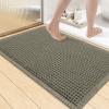 imageSmiry Bathroom Rugs Set 2 Piece36x24 Plus 30x20 Extra Soft Absorbent Bath Mats Non Slip Machine Washable Quick Dry Bath Rugs for Bathroom Floor Tub Shower Green