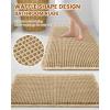 imageSmiry Bathroom Rugs Set 2 Piece60x24 Plus 30x20 Extra Soft Absorbent Bath Mats Non Slip Machine Washable Quick Dry Bath Rugs for Bathroom Floor Tub Shower Brown