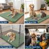 imageSmiry Dog Door Mat for Muddy Paws 59x24 Absorbs Moisture and Dirt Doormat NonSlip Washable Quick Dry Chenille Front Door Mat Indoor Entrance Entryway Carpet for Inside Floor CamelOlive Green