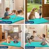 imageSmiry Dog Door Mat for Muddy Paws 59x24 Absorbs Moisture and Dirt Doormat NonSlip Washable Quick Dry Chenille Front Door Mat Indoor Entrance Entryway Carpet for Inside Floor CamelTeal