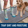 imageSmiry Dog Door Mat for Muddy Paws 59x24 Absorbs Moisture and Dirt Doormat NonSlip Washable Quick Dry Chenille Front Door Mat Indoor Entrance Entryway Carpet for Inside Floor CamelGrey